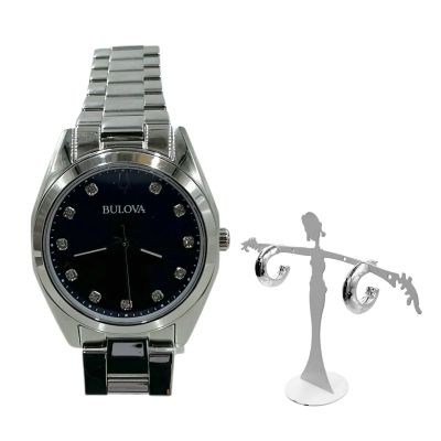 Lot 89: Relationship Goals Leah Caldwell Bulova Watch & Earrings | VIP Fan Auctions