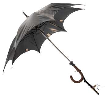 Lot 538 - Danny DeVito ‘Penguin‘ FX flame thrower umbrella from Batman Returns.