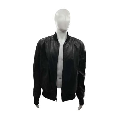Crime 101 Davis Screen Worn Bomber Jacket Ch 11 Sc 130 | VIP Fan Auctions