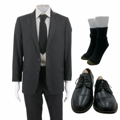 Poker Face Season 2 Paul (Jin Ha) Screen Worn Footwear, Tie, Shirt, Socks & Suit/Tuxedo Ch 3 Sc Multiple Ep 201 | VIP Fan Auctions