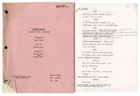 ’’Sanford & Son’’ Season 3, Episode 11 First Draft Script Owned & Annotated by Redd Foxx -- 36 Pages -- Very Good Condition -- From Redd Foxx Estate | Nate Sanders