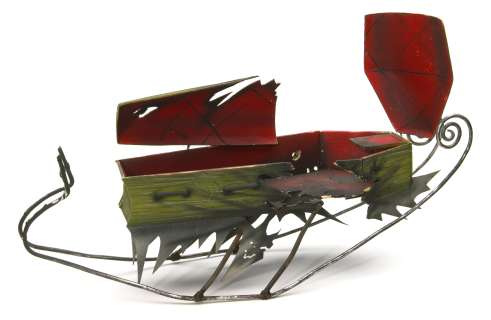 Lot 2364 - A screen used sleigh prop from The Nightmare Before Christmas