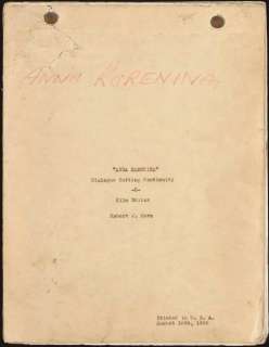 DIALOGUE CUTTING CONTINUITY FROM "ANNA KARENINA" | Christie’s