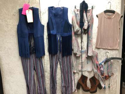 "Superhero Show - Season 4 Ep. 1" - #1 Hero - Complete retro/hippie outfit - includes 2 Midnight blu | Direct Liquidation