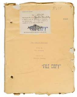 A screenplay of the Lon Chaney film The Road to Mandalay | Bonhams