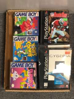 Group of PlayStation and Nintendo Gameboy new and used games | Direct Liquidation
