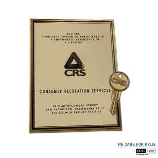 The Game (1997) Hero CRS Key & Invitation | HeroProp