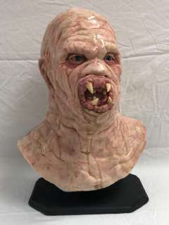 "The X-Files" - The Flukeman/Flukeworm (The Host) Monster cowl/mask w/ stand. Made by WCT Production | Direct Liquidation
