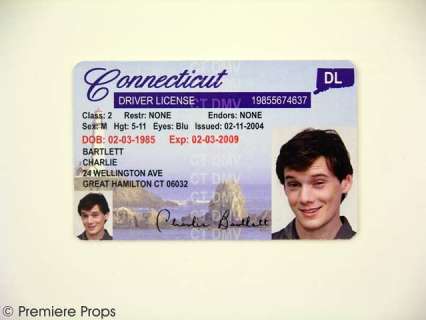 Charlie Bartlett (Anton Yelchin) Driver’s License Movie Props | Premiere Props