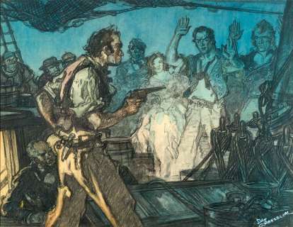 A Reap the Wild Wind concept design by Dan Sayre Groesbeck | Bonhams