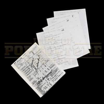 Lot 53 - Star Trek: Deep Space Nine (TV) - Autographed Call Sheet & Script Sides - 58-50 | Icons of Pop Culture