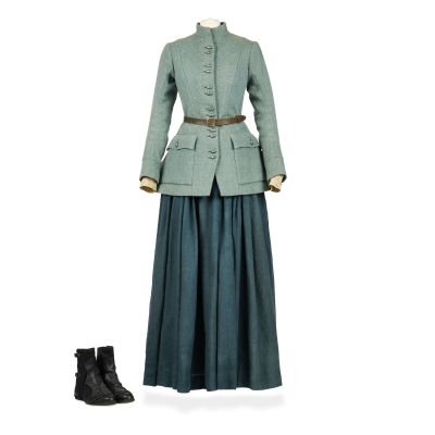 Outlander | Duck-egg blue daywear ensemble, worn by Claire Season 7, Episode 9, ’Unfinished Business’ Qty | Bonhams