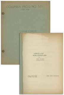 Moe Howard’s Personally Owned Three Stooges’ Columbia Pictures Script for Their 1944 Film, ’’The Yoke’s on Me’’ | Nate Sanders