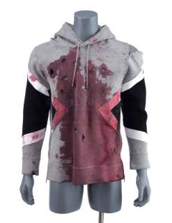 ZOOLANDER 2 - Lot 37 - Justin Bieber‘s Grey Patterned Sweatshirt with Torn Sleeve