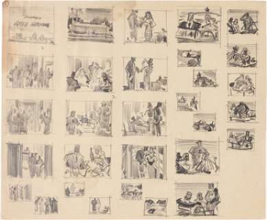 A Group of Original Storyboards from "Notorious." | Heritage