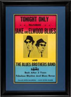 The Blues Brothers Original Prop Window Card Poster (Universal, 1980)....