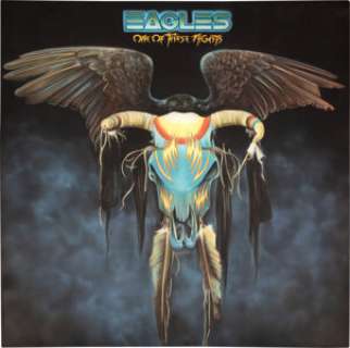 Eagles One of These Nights 60" Square Painting Made and Signed by George Mead. | Heritage
