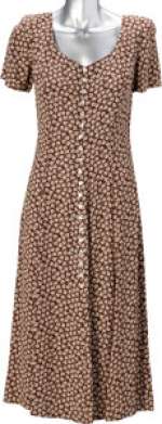 Julia Louis-Dreyfus "Elaine Benes" Chocolate Brown Summer Dress from Seinfeld (NBC TV, 1989-... | Heritage