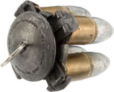 Hellboy (Columbia, 2004), Samaritan Lightning Loader and Set of (4) "Special" 22mm Bullets. | Heritage