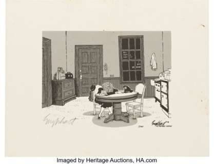 The Honeymooners (CBS TV, 1955-1956), Cartoon Prints by Bob Englehart. | Heritage