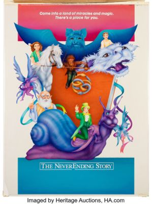 The NeverEnding Story (Warner Bros., 1984), Original Comp Design Art.