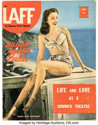 Marilyn Monroe (Norma Jeane Dougherty) Group of (6) Laff Magazine Cover Issues (1946-1953). | Heritage
