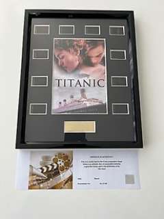 Titanic Film Cell Display | Titanic Film Cell Display - Kate Winslet, Leonardo DiCaprio, Billy Zane | Catawiki