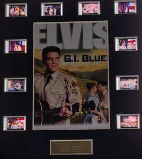 Elvis Presley - G.I Blues | Elvis Presley - G.I Blues - Framed Film Cell Display with COA | Catawiki