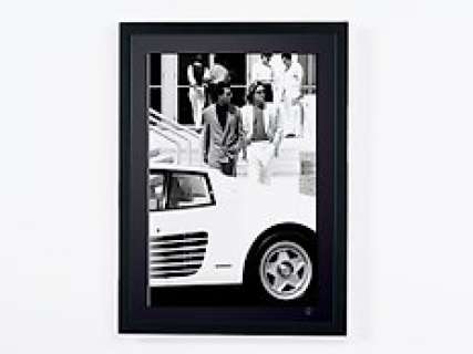 Miami Vice - Classic TV (1984–1989) - Don Johnson "Sonny Crockett" & Philip Michael Thomas "Ricardo | Miami Vice - Classic TV (1984–1989) - Don Johnson "Sonny Crockett" & Philip Michael Thomas "Ricardo - Fine Art Photography - Luxury Wooden Framed 70X50 cm - Limited Edition Nr 01 of 30 - Serial ID 17047 - Original Certificate (COA), Hologram Logo… | Catawiki