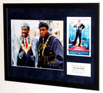 Coming to America - Coming to America - Arsenio Hall (Semmi) Framed, signed + Certificate of Authenticity