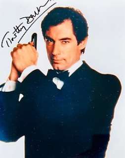 James Bond 007: The Living Daylights - Timothy Dalton, signed with COA | Catawiki