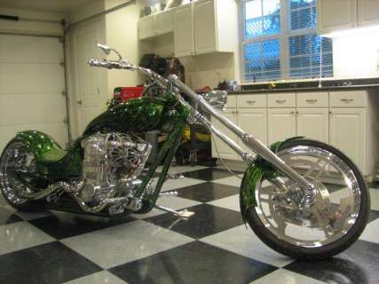Lot 843 - Transformers One-Off Custom Supercharged Green Motorcycle