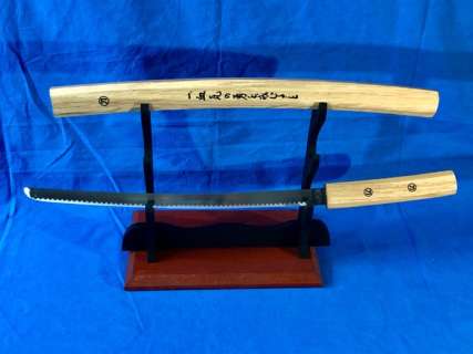 LUPIN III - Rare KATANA "Wakizashi"-"Shirasaya" model of character "GOEMON" "Zantetsu-Ken" - Deluxe Version First production completely in Wood and 440C carbon steel blade. NEW | Catawiki