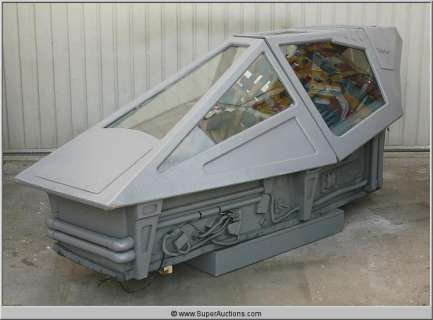 9’ Long X 3 ¾’ Wide X 4 1/2’ Tall "Space Above and Beyond" SA-43 Hammerhead Space Marine Cockpit | Super Auctions