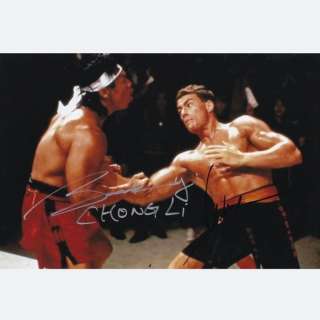 Bloodsport - Double Signed by Jean-Claude Van Damme (Frank Dux) and Bolo Yeung (Chong Li) | Catawiki