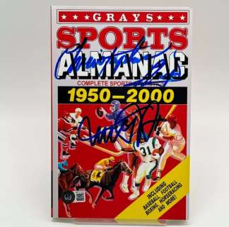 Back to the Future - Michael J Fox + Christopher Lloyd Signed Sports Almanac Beckett Certified | Catawiki