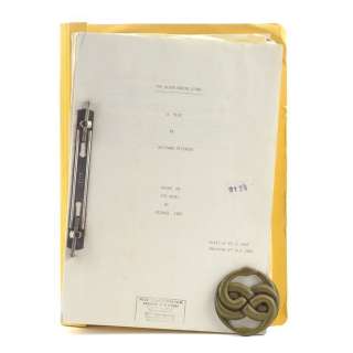The Neverending Story (1984) - Lot 1859 - Production Backup Screenplay and Auryn Pendant