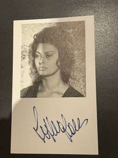 AUTOGRAPHE Sophia LOREN | Catawiki