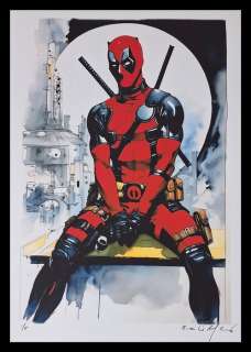 Deadpool - watercolor edition by Emma Wildfang - Large size | Catawiki
