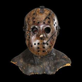 Freddy Vs. Jason (2003) | Mario Kirner Collection: Jason Voorhees’ (Ken Kirzinger) Screen-matched Battle-damaged Hockey Mask and Cowl | Propstore