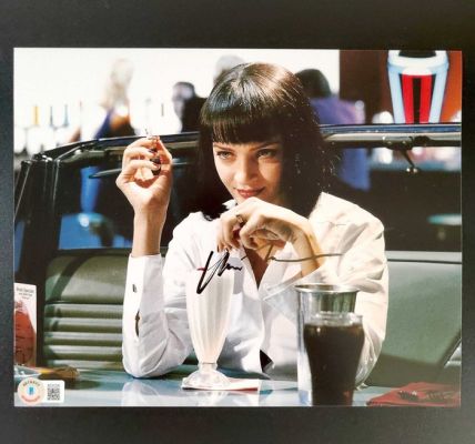 Pulp Fiction - Uma Thurman - Signed 8x10 Photo - Beckett COA (BB37206) | Catawiki
