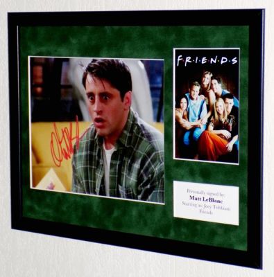 Friends - Matt LeBlanc (Joey Tribbiani) Framed, signed + Certificate of Authenticity