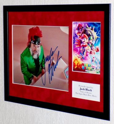 The Super Mario Bros. Movie - Jack Black (Voice of Bowser) Premium Framed, signed + COA | Catawiki