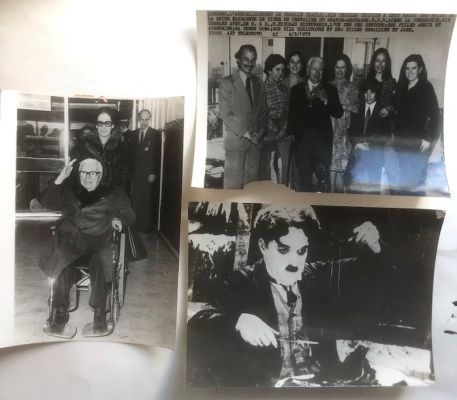 A.F.P - Charlie Chaplin - 8 photos de presses originales - 1925/28/36/75/76 | Catawiki