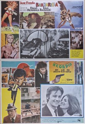 BARBARELLA - BARBARELLA + SCORPIO- Jane Fonda, Alain Delon, Burt Lancaster... - 1960s | Catawiki