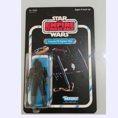 Kenner - Action figure Star Wars 1982 - Very High Quality Tie Pilot Original Action figure - Excellent Recarded Display - Original Blaster - Excellent helmet & shoulder symbols | Catawiki