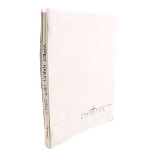 WHEN HARRY MET SALLY (1989) - Lot 1016 - Bound Studio Library Final Draft Script