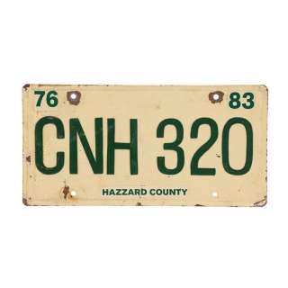 THE DUKES OF HAZZARD (1979-1985) - Lot 120 - Luke (Tom Wopat) and Bo Duke‘s (John Schneider) License Plate
