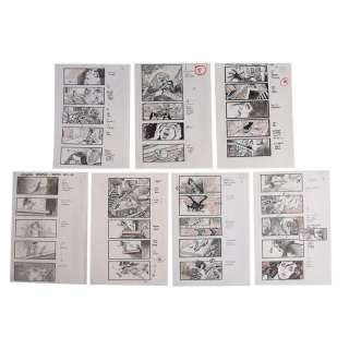 LABYRINTH (1986) - Lot 1350 - Hand-drawn Martin Asbury Storyboards for the Escher Staircase Sequence
