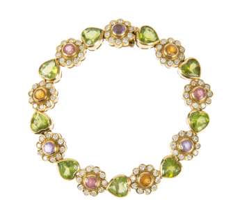 Lot 364 - OLIVIA NEWTON-JOHN 18K GOLD BRACELET